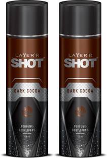 LAYER'R Shot Dark Cocoa Deodorant Spray  -  For Men