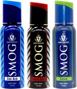 John Phillips SMOG Deo Perfume Body Spray  -  For Men