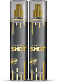 Layer'r Shot Shot Iconic Fragrant Long Lasting Fragrance Body Spray  -  For Men