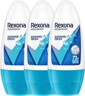 Rexona Shower Fresh Underarm Roll On Deodorant For Women (PO3) Deodorant Roll-on  -  For Women