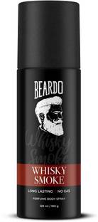 BEARDO Whisky Smoke Perfume Body Spray| No Gas | Long Lasting Deodorant Spray  -  For Men