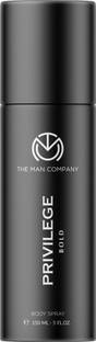 THE MAN COMPANY Deodorant For Men - Privilege Bold | Premium Fragrance | Long-lasting Freshness | Perfect For Everyday Use | Protects Against Body Odour | Makes You Bold & Fearless | Bergamot, Cinnamon & Musk Deodorant Spray  -  For Men