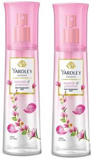 Yardley London Magnolia & Grapefruit – 140 ml Body Mist, PACK OF 2 . Body Mist  -  For Men & Women