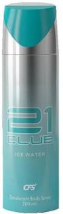 CFS 21 CLUB ICE WATER DEODORANT SPRAY Deodorant Spray  -  For Men & Women