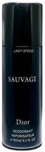 Lady Speed Sauvage Dior Deodorant Body Spray  -  For Men