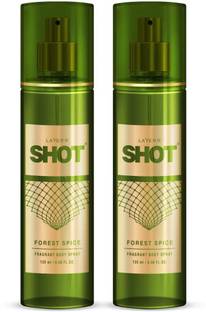 LAYER'R Shot Forest Spice Long Lasting Fragrance Body Spray (135 ml each) Body Spray  -  For Men