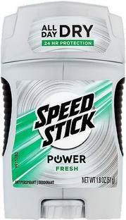 SPEED STICK Power Fresh Antiperspirant Deodorant Stick - 51g Deodorant Stick  -  For Men & Women