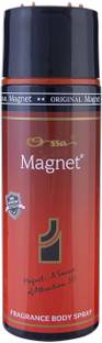 OSSA Magnet Body Spray 200ml Long Lasting Fragrance Ideal for Everyday Premium Deodorant Spray  -  For Men & Women