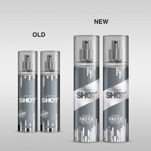 LAYER'R Shot Power Play Long Lasting Body Spray  -  For Men