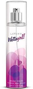 LAYER'R WOTTAGIRL! SECRET CRUSH 135ml Body Spray  -  For Women