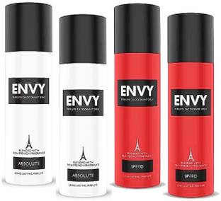 ENVY 1000 ABSOLUTE+SPEED PERFUME DEO SPRAY 120MLX4 Deodorant Spray  -  For Men