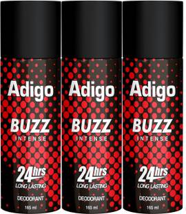 adigo BUZZ INTENSE Deodorant Spray  -  For Men