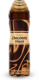 Al Nuaim CHOCOLATE MUSK (PACK OF 1) Deodorant Spray  -  For Men & Women