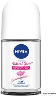 NIVEA Natural Glow Whitening Smooth Skin Deodorant Roll-on  -  For Women