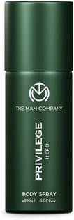THE MAN COMPANY Privilege Hero Fruity & Spirited | Long-Lasting Deodorant Body Spray Deodorant Spray  -  For Men
