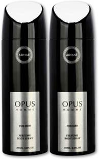 ARMAF OPUS HOMME (PACK OF 2) Deodorant Spray  -  For Men