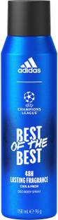 ADIDAS UEFA Best of the Best Deodorant Spray  -  For Men