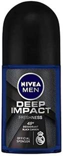 NIVEA MEN DEEP IMPACT FRESHNESS ROLL ON 52 ML X 1 PC OF Deodorant Roll-on  -  For Men