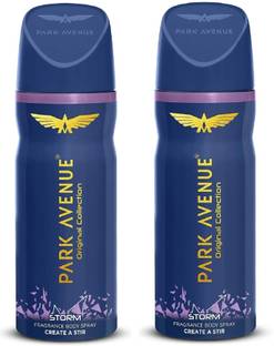 PARK AVENUE New STORM DEODORANT FOR MEN, 150ML PK OF 2 Deodorant Spray  -  For Men