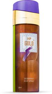 HP Gold Luxurious Floral Amber Deo | Long-lasting for Special Occasions Body Spray  -  For Men & Women