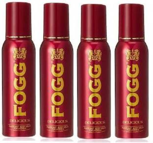 FOGG DELICIOUS PACK OF 4** Body Spray  -  For Men & Women
