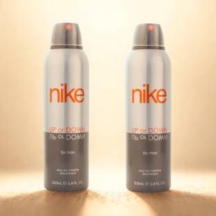 NIKE Up Or Down (2 x 200ml) Deodorant Spray  -  For Men