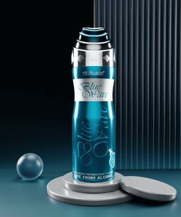 Al-Nuaim Blue Wave |Alcohol Free |Deodorant |Long Lasting Perfumed Spray Body Spray  -  For Men