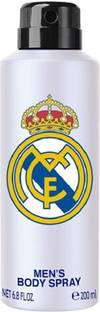 Real Madrid White Deodorant For Unisex Body Spray  -  For Men & Women