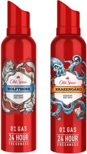 OLD SPICE Wolfthorn and Krakengard No Gas Perfume Body Spray  -  For Men