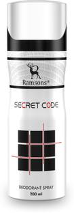 RAMSONS SecretCode Deodorant Spray  -  For Men