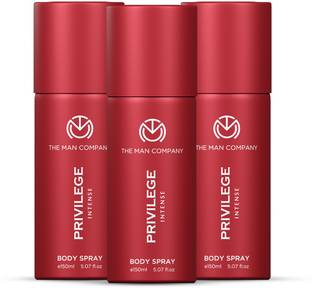 THE MAN COMPANY Privilege Intense Deodorant Combo Pack of 3 Deodorant Spray  -  For Men