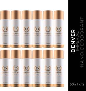 डेनवर Imperial Nano Deo Long Lasting Set of 12  -  पुरुषों के लिए