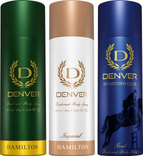 DENVER Hamilton, Imperial & Goal Body Spray  -  For Men
