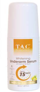TAC - The Ayurveda Co. Lemon Roll-On with Aloe Vera for Skin Whitening & Long Lasting, Uneven Skin Tone Deodorant Roll-on  -  For Men & Women