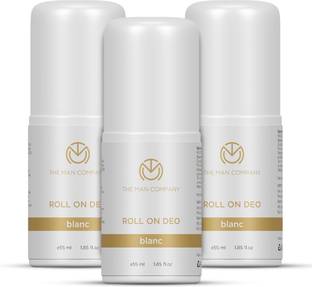 THE MAN COMPANY BLANC Roll On Deo for Men, Pack of 3, 55ml each Deodorant Roll-on  -  For Men