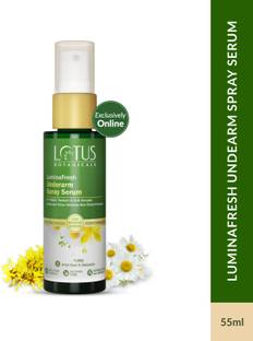 Lotus Botanicals LuminaFresh Underarm Spray Serum, Brighten Underarms and Control Odour Deodorant Spray  -  For Men & Women