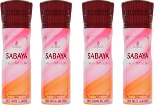 Al-Nuaim Sabaya |Alcohol Free |Deodorant |Long Lasting Perfumed Spray 200ml Each Body Spray  -  For Women