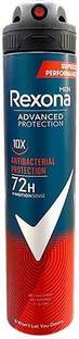 Rexona Men Antibacterial Protection 72h Deodorant Spray  -  For Men