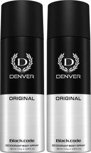 DENVER Original_Blackcode Body Spray  -  For Men