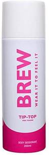 BREW 1 TIP TOP DEODORANT ,200 ML Perfume Body Spray  -  For Men & Women