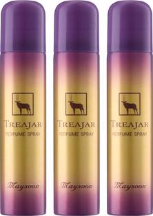 Treajar Maysoon | Long-Lasting Fragrance | 75ml each | Deodorant Spray  -  For Men & Women