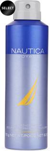 NAUTICA Voyage All over Ame Body Spray  -  For Men