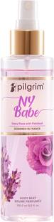 Pilgrim NY Babe Body Mist with Dewy Rose & Patchouli | Long-Lasting Freshness | Body Mist  -  For Women