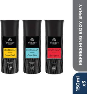Yardley London Body Spray Tripack Body Spray  -  For Men
