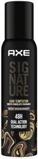 एक्स Signature Dark Temptation Dark Chocolate, Dual Action Technology, No Gas  -  पुरुषों के लिए