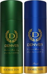 DENVER Hamilton & Pride Combo Deodorant Spray  -  For Men