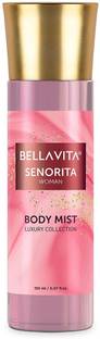 BELLAVITA SENORITA Woman Body Mist with Floral & Fruity scent|Long Lasting Fragrance| Body Mist  -  For Women
