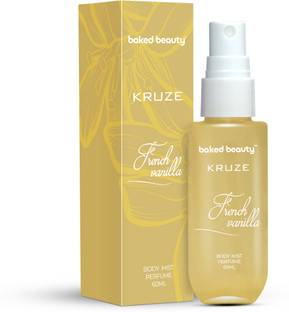 BAKED BEAUTY Kruze French Vanilla Body Mist Refreshing Long Lasting Gourmet Fragrance Body Mist  -  For Women