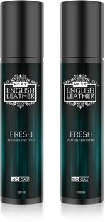 NEXT English Leather Fresh No Gas Deo All Day Long Perfume Body Spray  -  For Men & Women