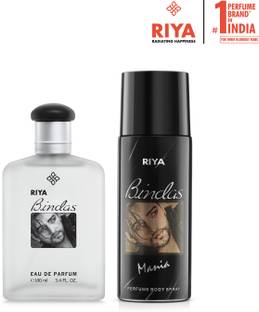 RIYA Bindas Perfume 100 ML & Bindas Deodorant 150 ML Combo Pack Perfume Body Spray  -  For Men